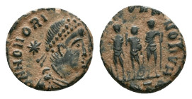 Roman ImperialHonorius AD 393-423. Rome Follis Æ Reference : "Repatinated"Condition: Very Fine