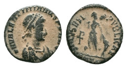ImperialValentinian II. (378-383 AD). Æ Follis. Antioch. Reference : "Repatinated"Condition: Very Fine