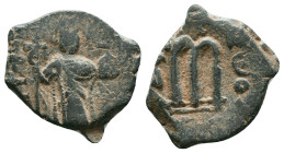 ARAB-BYZANTINE. Early Caliphate (636-660). Reference : "Repatinated"Condition: Very Fine