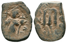 ARAB-BYZANTINE. Early Caliphate (636-660). Reference : "Repatinated"Condition: Very Fine