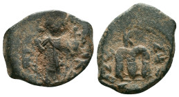 ARAB-BYZANTINE. Early Caliphate (636-660). Reference : "Repatinated"Condition: Very Fine