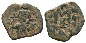 ARAB-BYZANTINE. Early Caliphate (636-660). Reference : "Repatinated"Condition: Very Fine