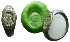 CollectiblesRoman Bronze Seal Ring AEReference :Condition: Very Fine