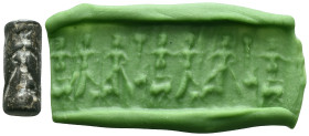 Cylinder seal. ca. 19th–16th century B.C.Reference :Condition: Very Fine