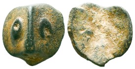 ROMAN BRONZE APPLIQUE.(1st-3th Century).Ae.

Condition: Very Fine

Weight:7.22 gr.
Diameter: 18.5 mm