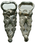 BYZANTINE BRONZE MILITARY BUCKLE.(7st-9th century).Ae.