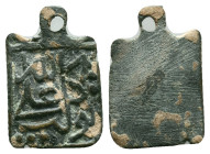 Islamic Bronze Amulet

Reference :
Condition: Very Fine

Weight: 1.58 gr.
Diameter: 18.6 mm