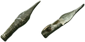 ISLAMIC BRONZE DIP PEN.(18th-19th century).Ae.

Reference :
Condition: Very Fine

Weight: 9.53 gr.
Diameter: 61.4 mm