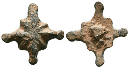 ROMAN BRONZE APLIQUE.(1st-2nd century).Ae.