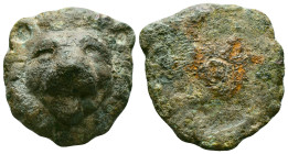 Collectible Items,Ancient Roman bronze Lion Applique, 1st - 2nd Century A.DReference :Condition: Very Fine