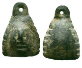 ROMAN BRONZE PENDANT.(1st-2nd century).Ae.

Reference :

Condition: Very Fine

Weight:8,5 gr.
Diameter: 19,8 mm