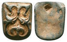 ROMAN BRONZE APLIQUE.(1st-2nd century).Ae.