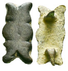 BYZANTINE BRONZE AMULET.(11th-15th).Ae.

Reference :

Condition: Very Fine

Weight: 4.53 gr.
Diameter: 23.6 mm