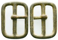 ROMAN BRONZE MILITARY BUCKLE.(1st-2nd century).Ae.Reference :Condition: Very Fine