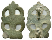 ROMAN BRONZE MILITARY BUCKLE.(1st-2nd century).Ae.Reference :Condition: Very Fine