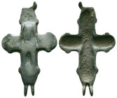 BYZANTINE EMPIRE BRONZE CROSS ( 8th - 10 th century ) .AeReference :Condition: Very Fine