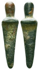 Roman Bronze Sword Pendant (1th-3th century)

Reference :

Condition: Very Fine

Weight: 3.47 gr.
Diameter: 31.9 mm