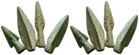 Bronze Arrow Heads AeLot of 4Reference :Condition: Very Fine