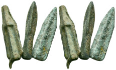 Bronze Arrow Heads AeLot of 3Reference :Condition: Very Fine
