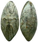 GREEK PB SLING BULLET. (CIRCA 4TH-1ST CENTURY BC).Reference :Condition: Very Fine