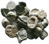 Lot of 20 Lead Seals (SOLD AS SEEN,NO RETURN.)

Reference :

Condition: Very Fine

Weight: gr.
Diameter: mm