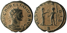 Aurelian (AD 270-275). Kyzikos
Antoninianus (22mm, 3,98g)

Artificial sandpatina