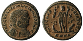 Licinius I (AD 308-324). Heraclea
AE Follis (20mm, 3,37g)

Artificial sandpatina