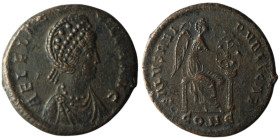 Aelia Flaccilla, Augusta (AD 379-386/8). Constantinople.
AE Follis (22mm, 4,76g)