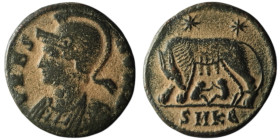 Commemorative Series (AD 330-354). Kyzikos
AE Follis (17mm, 2,31g)

Artificial sandpatina