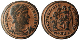 Constantine I 'the Great' (AD 307/10-337). Constantinople
AE Follis (20mm, 2,78g)

Artificial sandpatina