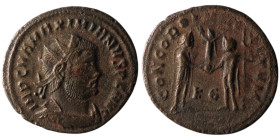 Maximianus Herculius (AD 286-305). Kyzikos
AE Antoninianus (22mm, 2,58g)