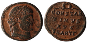 Constantine I 'the Great' (AD 307/10-337). Antioch
AE Follis (18mm, 1,65g)

Artificial sandpatina