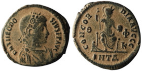 Theodosius I (AD 379-395). Antioch
AE Follis (20mm, 1,85g)

Artificial sandpatina