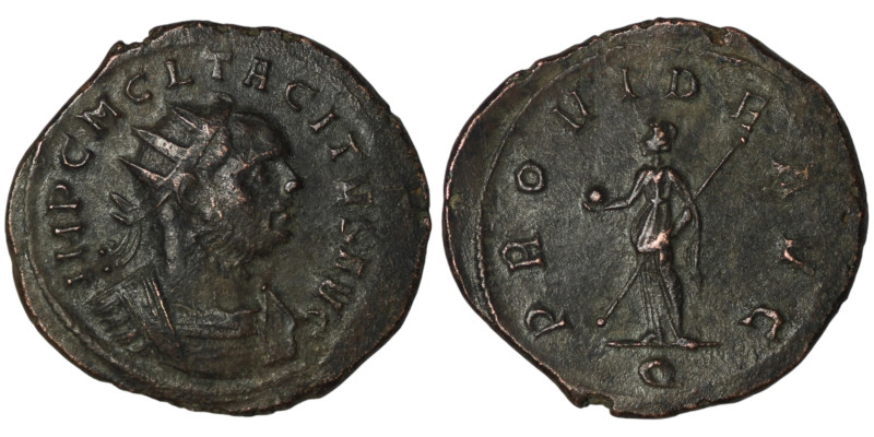 Tacitus (AD 275-276). Ticinum
Antoninianus (24mm, 4,24g)
Obv: IMP C M CL TACITVS...