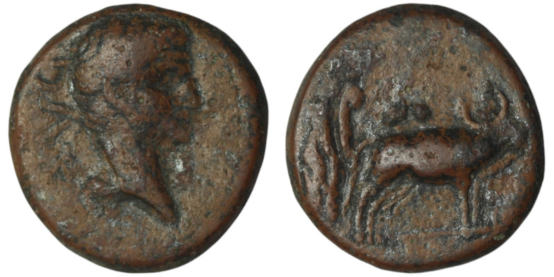 MACEDON. Philippi. Augustus (27 BC- AD 14).
AE Bronze (17mm, 4,26g)