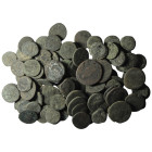 100 pieces mixed coins / SOLD AS SEEN, NO RETURN!