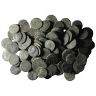 100 pieces mixed coins / SOLD AS SEEN, NO RETURN!