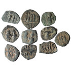 10 pieces Byzantine coins / SOLD AS SEEN, NO RETURN!