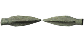 Ancient bronze arrowhead (3rd-1st centuries BC)
(32mm, 2,58g)