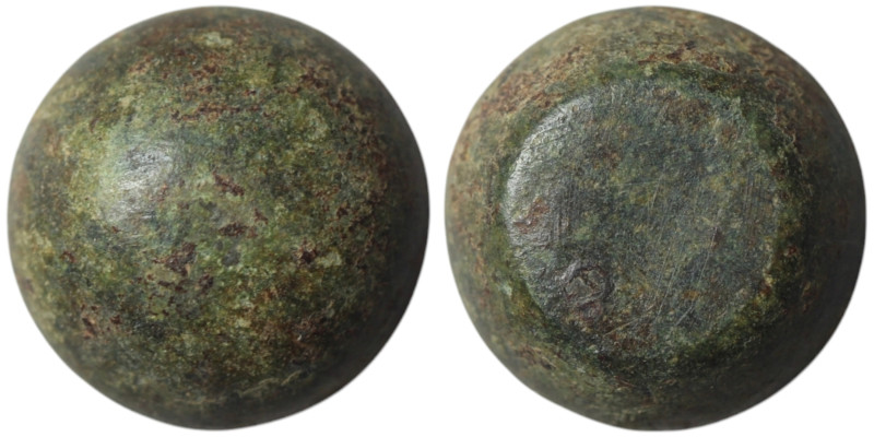 Ancient bronze weight
(17mm, 19,42g)