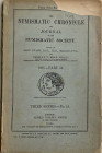 AA.VV. The Numismatic Chronicle and Journal of the Numismatic Society. No. 5 Part II Royal Numismatic Society 1885. Brossura ed. da 81 a 164, tavv. In...