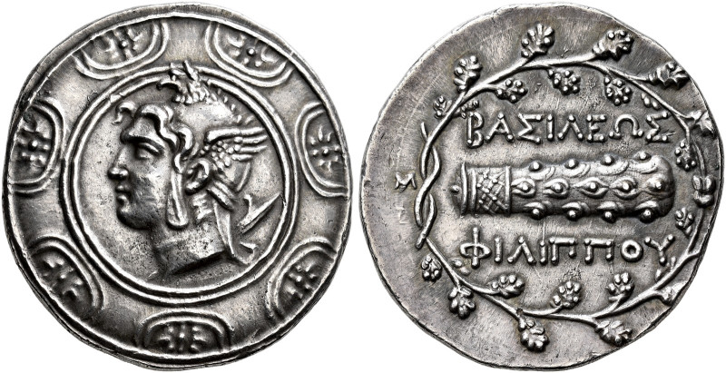 KINGDOM OF MACEDONIA. PHILIP V, king 222-179 BC. Tetradrachm, about 202-200. AR ...