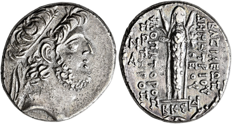 SELEUCID KINGDOM OF SYRIA. DEMETRIOS III PHILOPATOR SOTER, king 95-88 BC. Tetrad...