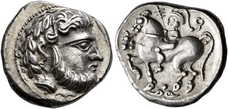 EAST CELTIC. Imitations of Coins of Philipp II of Macedonia. Tetradrachm, type "...