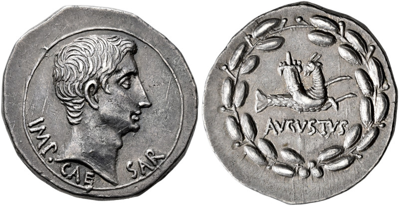 COINS OF THE ROMAN EMPIRE. AUGUSTUS, 27 BC - 14 AD. Cistophoric tetradrachm, Eph...