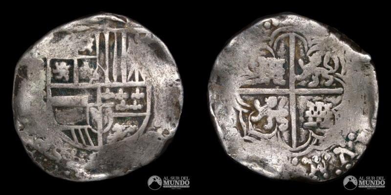 Bolivia, ceca de Potosi. 8 Reales "Macuquinos". 1625-1648. Reinado de Felipe IV ...