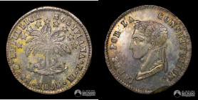 Bolivia, Potosi. 4 Soles. 1855. MJ.