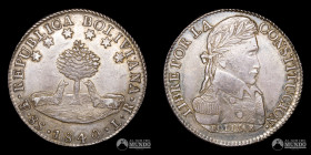 Bolivia, Potosi. 8 Soles. 1840. LR.