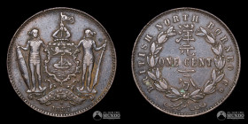 Borneo Septentrional (Reino Unido). 1 Centavo. 1887.