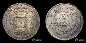 Brasil. 160 Reis. 1781 (Pedro III y Maria I).